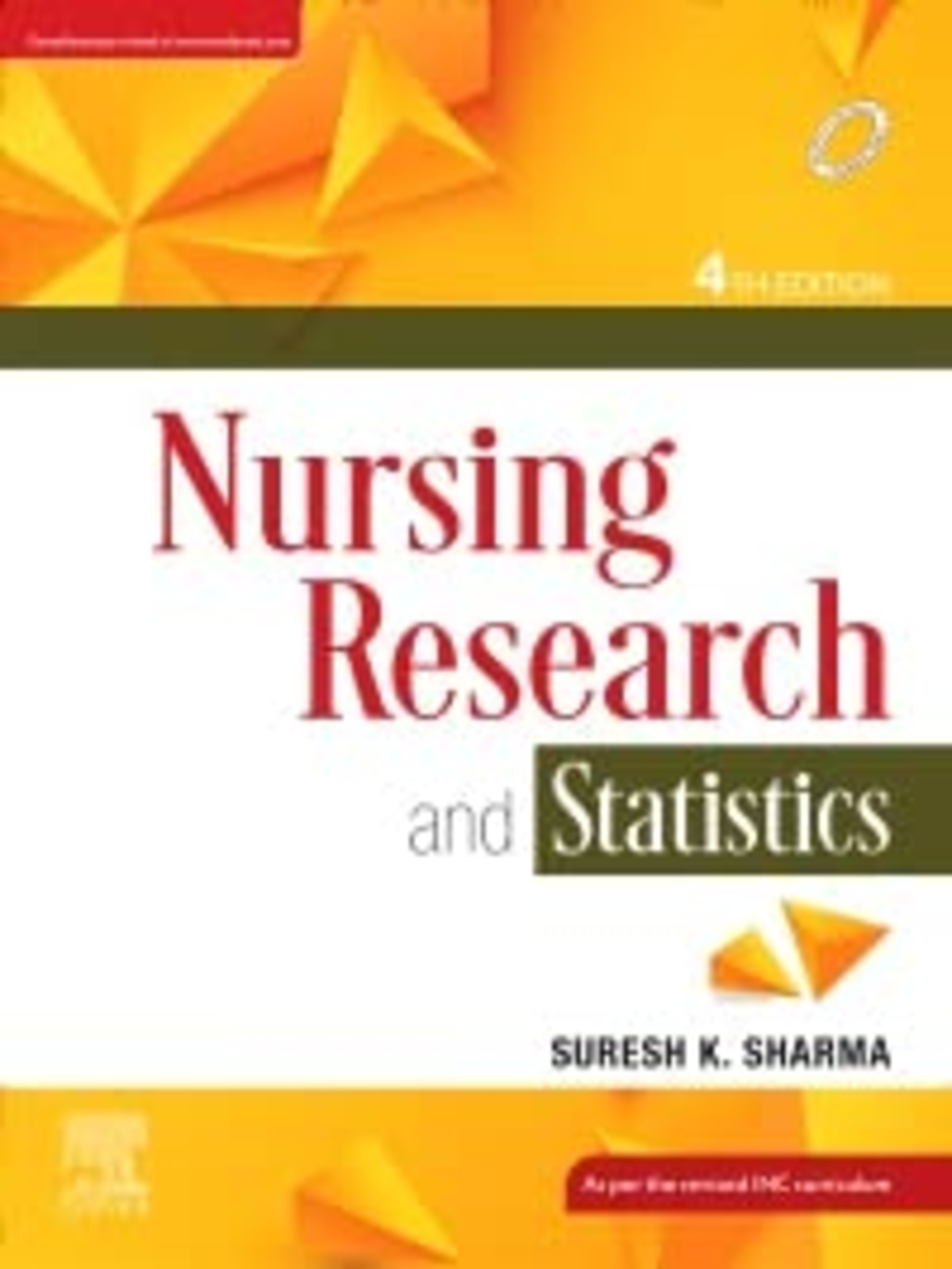 Nursing Research And Statistics by Sharma Suresh