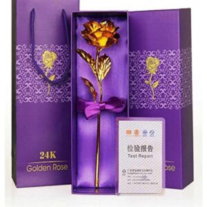 thriftkart Goldplated Valentine Roses Gold - Pack of 1