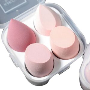 Lenon Multicolour Makeup Cosmetic Puff Face 4 g Sponge With Storage Box