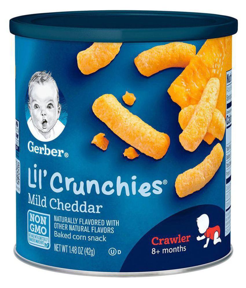 Gerber Baby Food MILD CHEDDAR Infant Cereal for 6 Months + ( 42 gm )