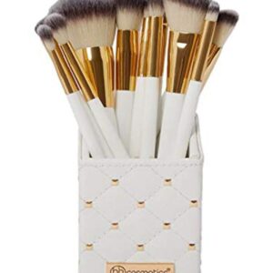 Lenon Cosmetics White Studded Elegance 12 Piece Synthetic