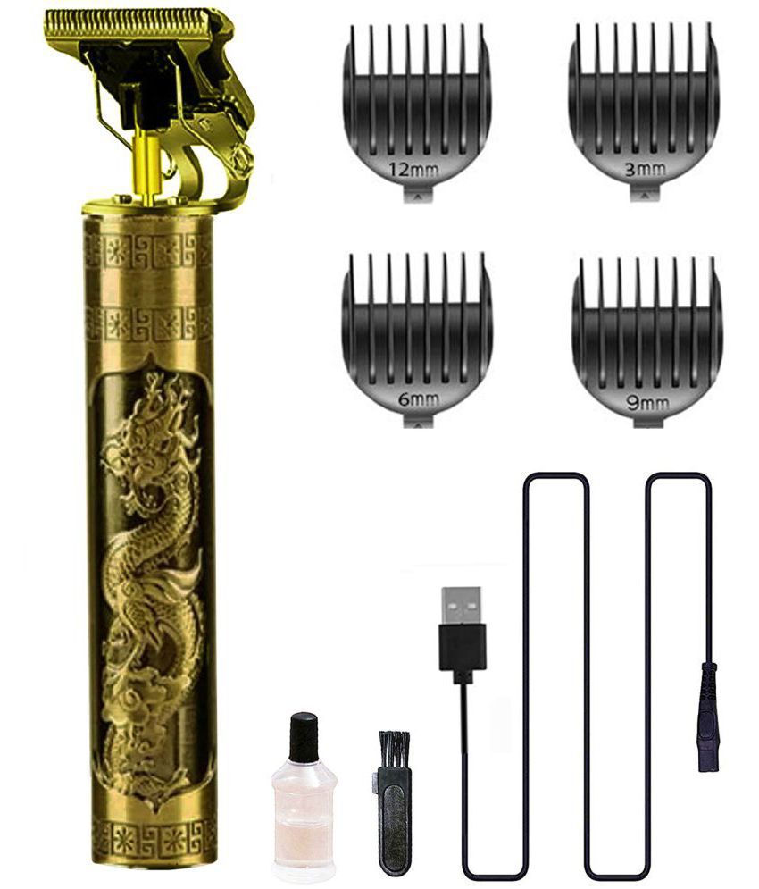 geemy - Stylish Sharp Gold Cordless Beard Trimmer