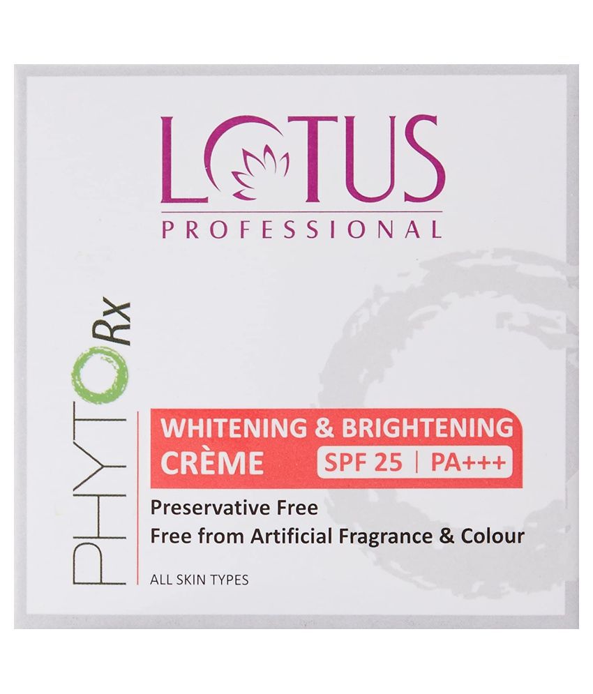 Lotus Professional PhytoRx Whitening & Brightening Cream,SPF 25,PA+++ 50g