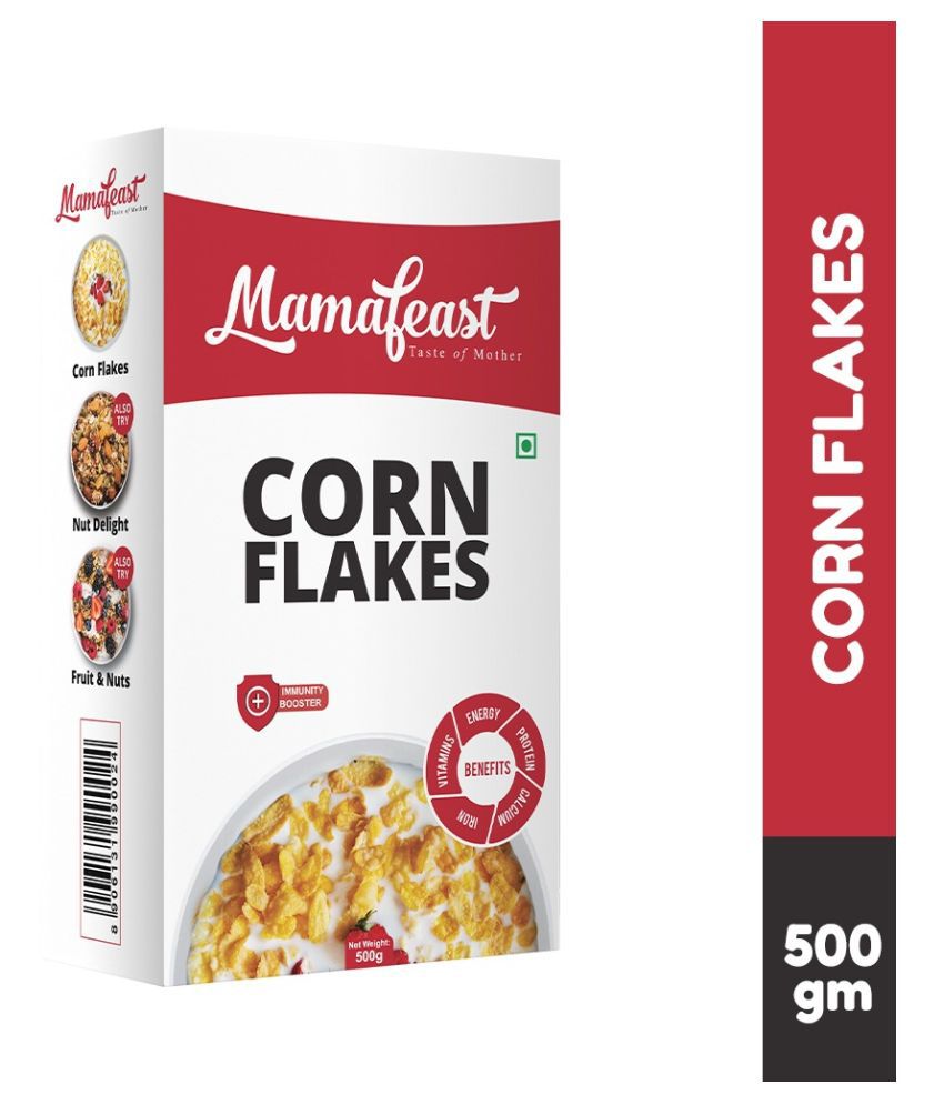 Mamafeast Corn + Muesli Fruit&Nut Flakes 900 gm Pack of 2