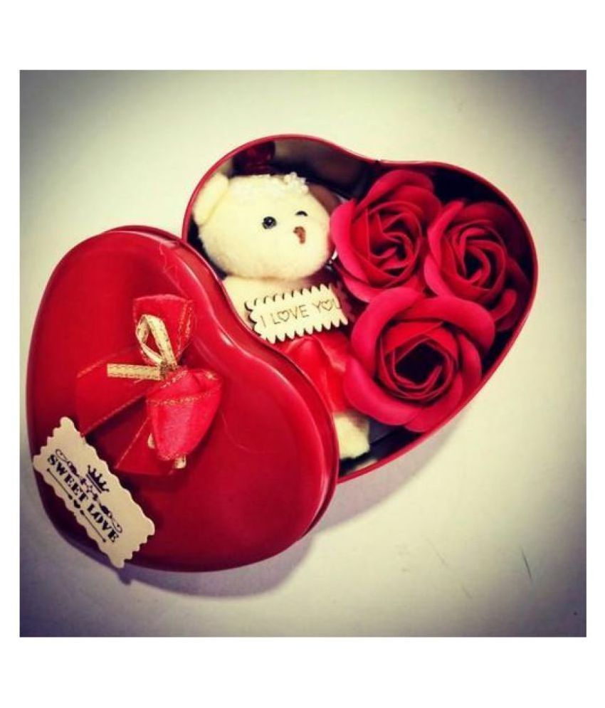 NIHIT Fabric Valentine Hamper Multicolour - Pack of 1