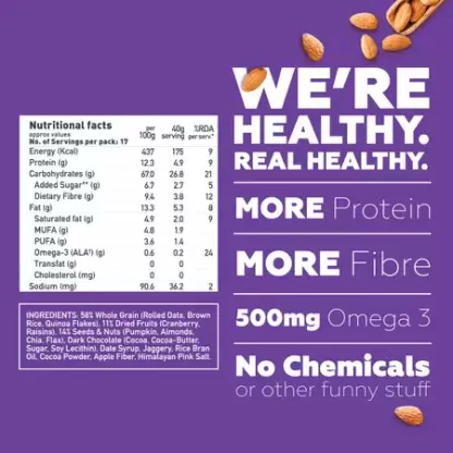 Yogabar Dark Chocolate &Cranberry Muesli 700 gm