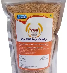 VGBNP Natural MP Sharbati Aged Wheat Grain 10Kg Whole Wheat