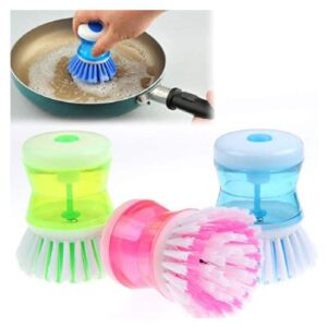 Liquid Soap Dispensing Cleaning Brush pack of 3