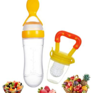 Baby safe Silicone squeeze Fresh Food Feeder Bottle
