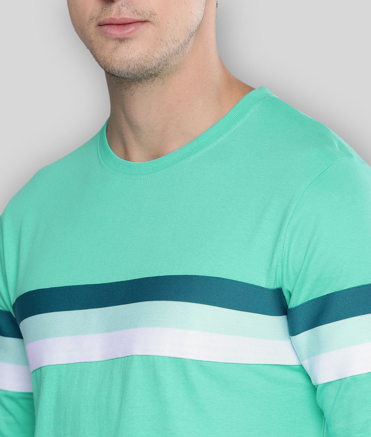 Difference of Opinion - Green Cotton Regular Fit Men's T-Shirt ( Pack of 1 )