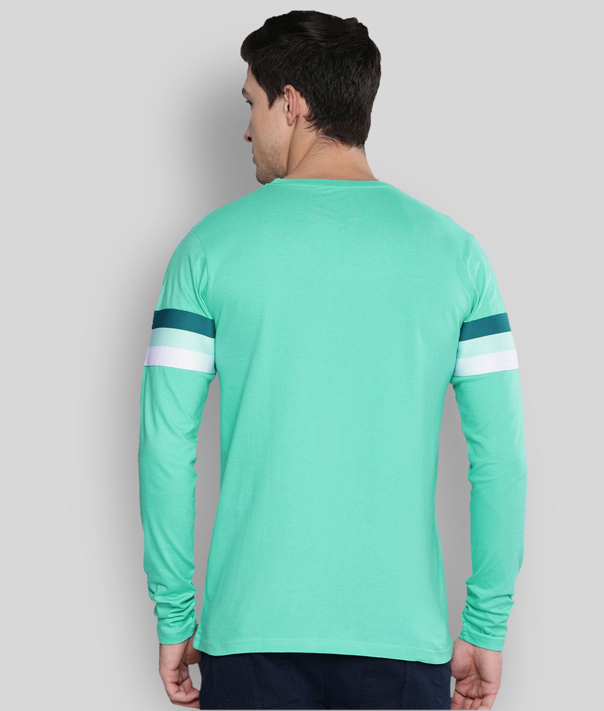 Difference of Opinion - Green Cotton Regular Fit Men's T-Shirt ( Pack of 1 )