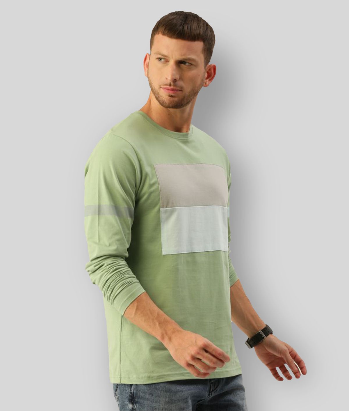 Dillinger - Green Cotton Regular Fit Men's T-Shirt ( Pack of 1 )
