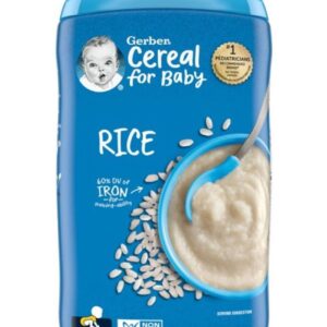 Gerber Cereal for Baby, Rice for SS Infant Cereal