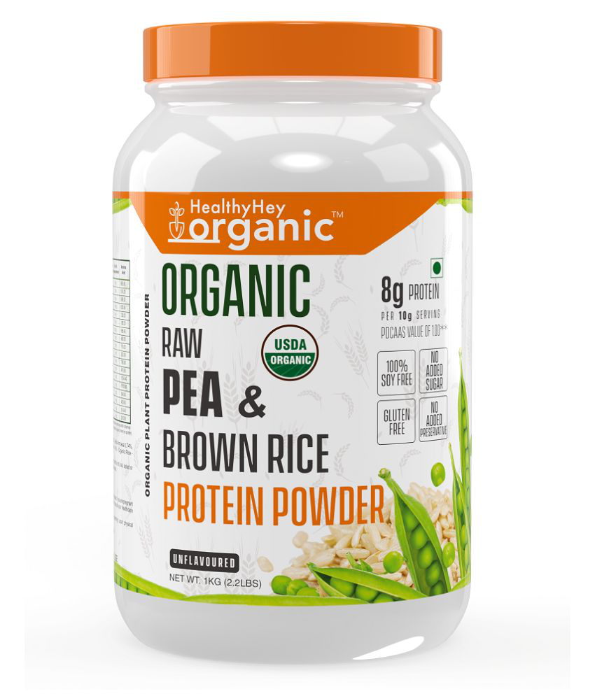 HealthyHey Organic Raw Pea & Brown Rice