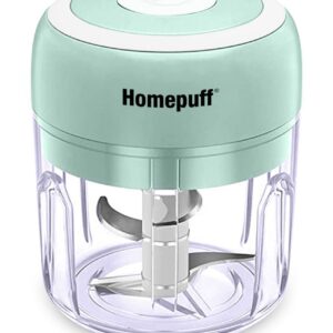 Home Puff - 265 ML Green Electric Push Button Chopper 50W