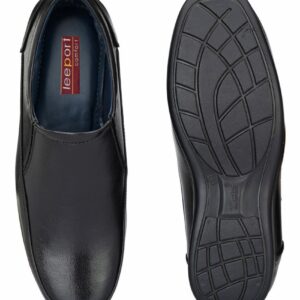 Leeport - Black Men's Slip On Formal Shoes