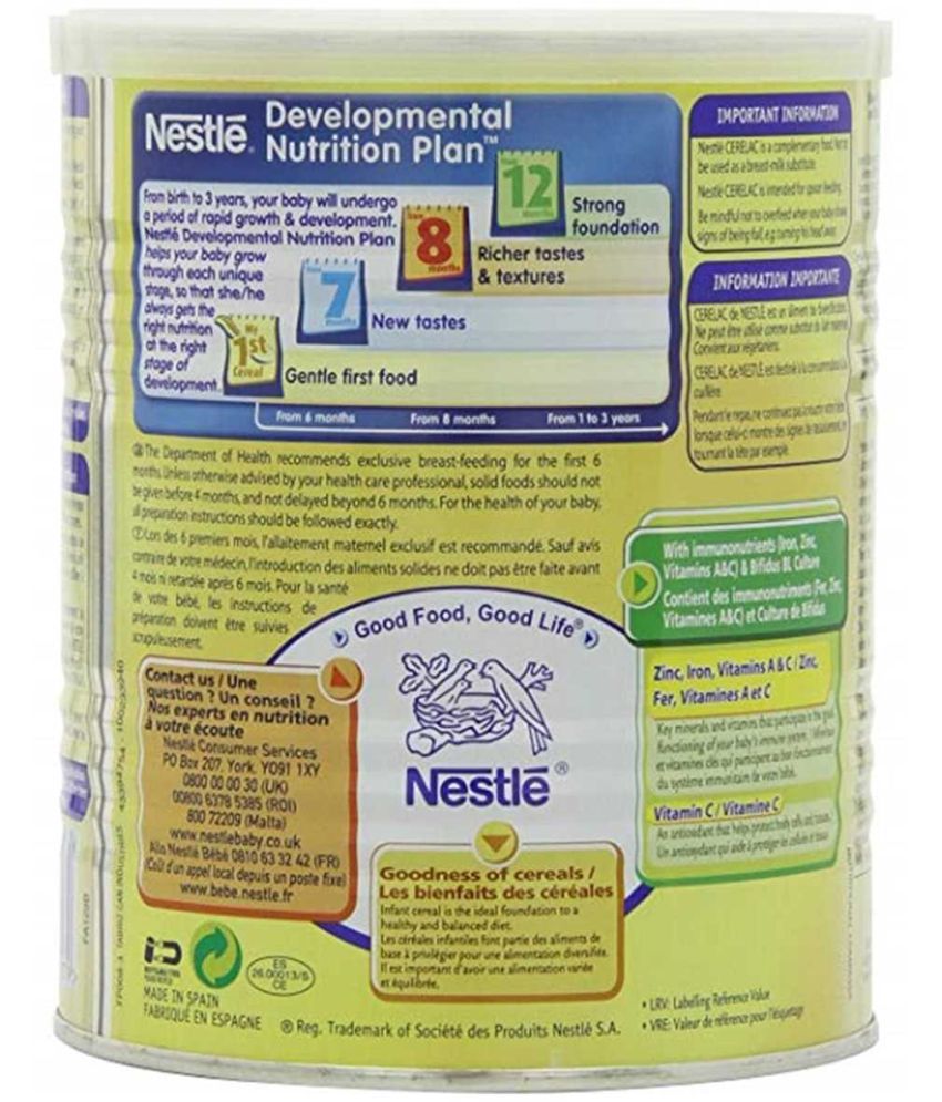 Nestle Milk Infant Cereal for 6 Months + ( 400 gm )