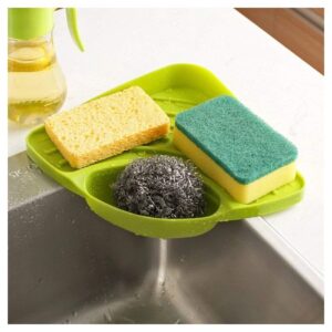 Plastic Kitchen Corner Shelf with Tray Holder Multipurpose Kitchen