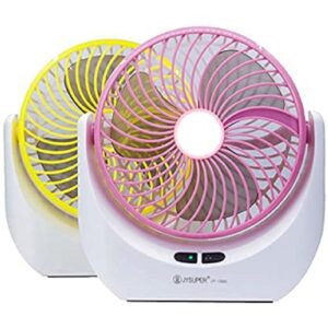 Rechargeable 1.88 Watts High Speed Table Fan, LED Light