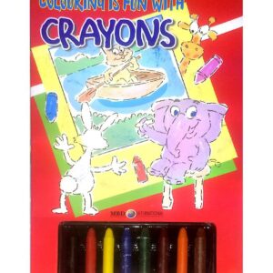 Colouring is fun books - set of 4 with Free Crayons FREE!