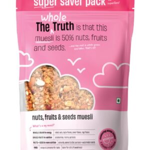 The Whole Truth - SUPER SAVER Breakfast Muesli - Nuts, Fruits and Seeds - 750g