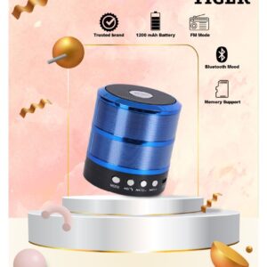 Tiger B87 Blue 10 W Bluetooth Speaker Playback Time 6 hrs
