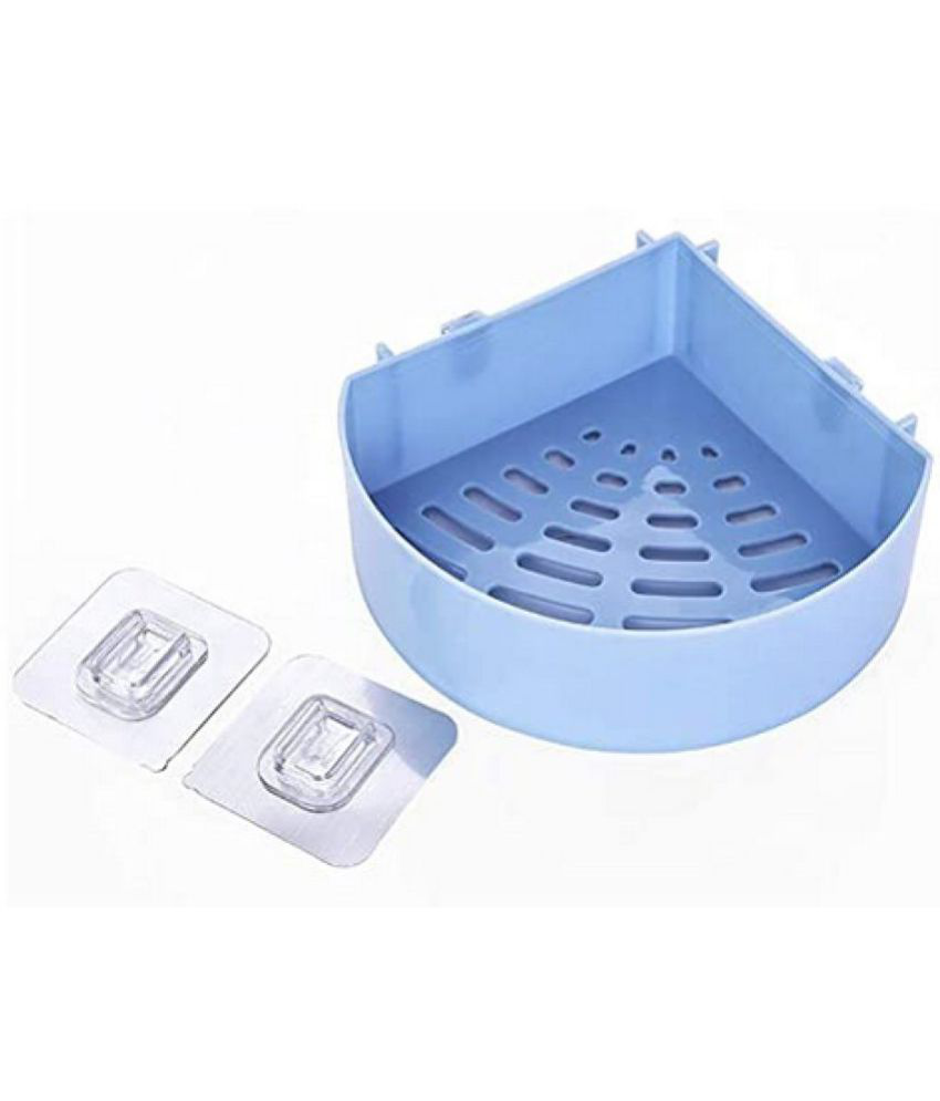 Plastic Multipurpose Bathroom Kitchen Triangle Shelf