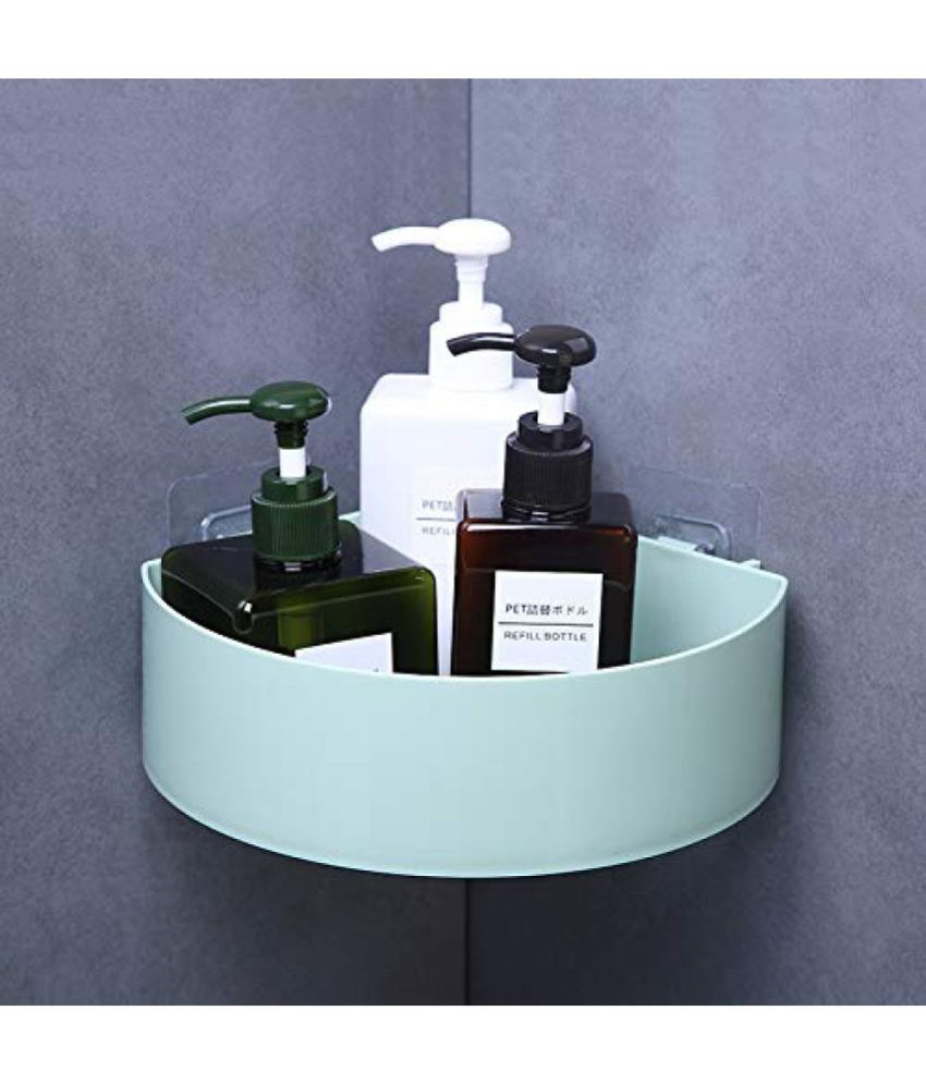 Plastic Multipurpose Bathroom Kitchen Triangle Shelf