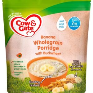 cow and gate WG Porridge with Buckwheat, Banana Infant Cereal