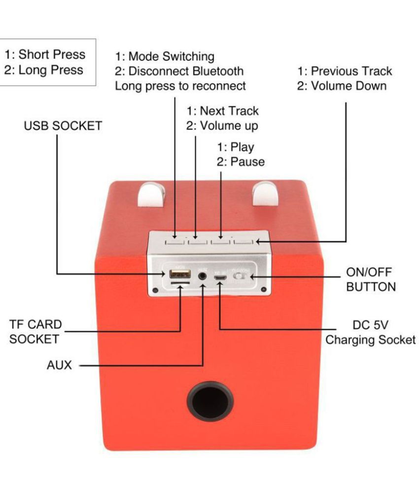 hitage BS-314 SPEAKER 5 W Bluetooth Speaker